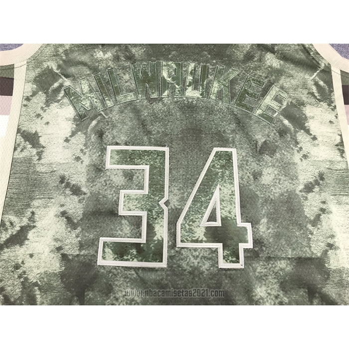 Camiseta Milwaukee Bucks Giannis Antetokounmpo #34 Select Series 2023 Marron